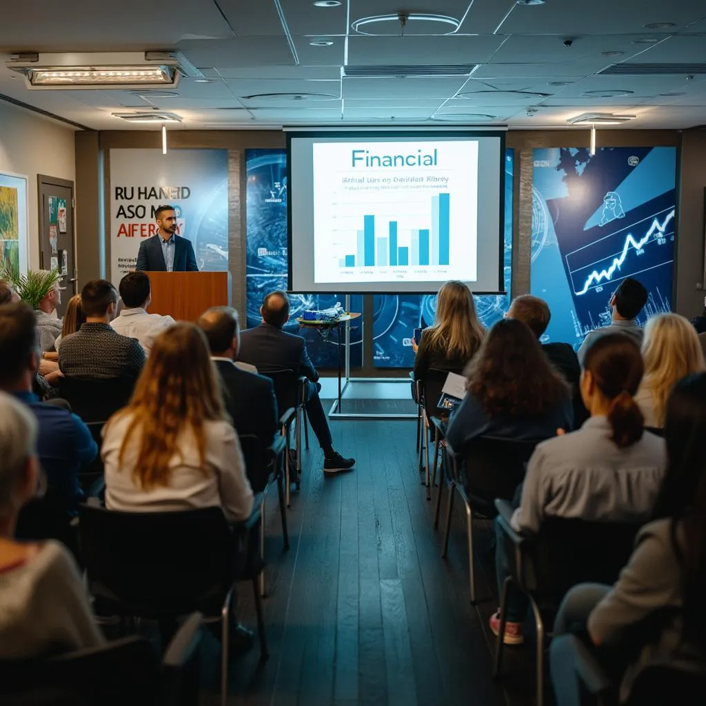 Evento de educación financiera organizado por InvertirARG para clientes